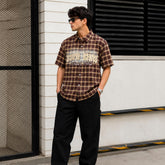 Brown Luxe Boxy Shirts