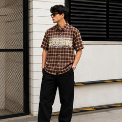 Brown Luxe Boxy Shirts