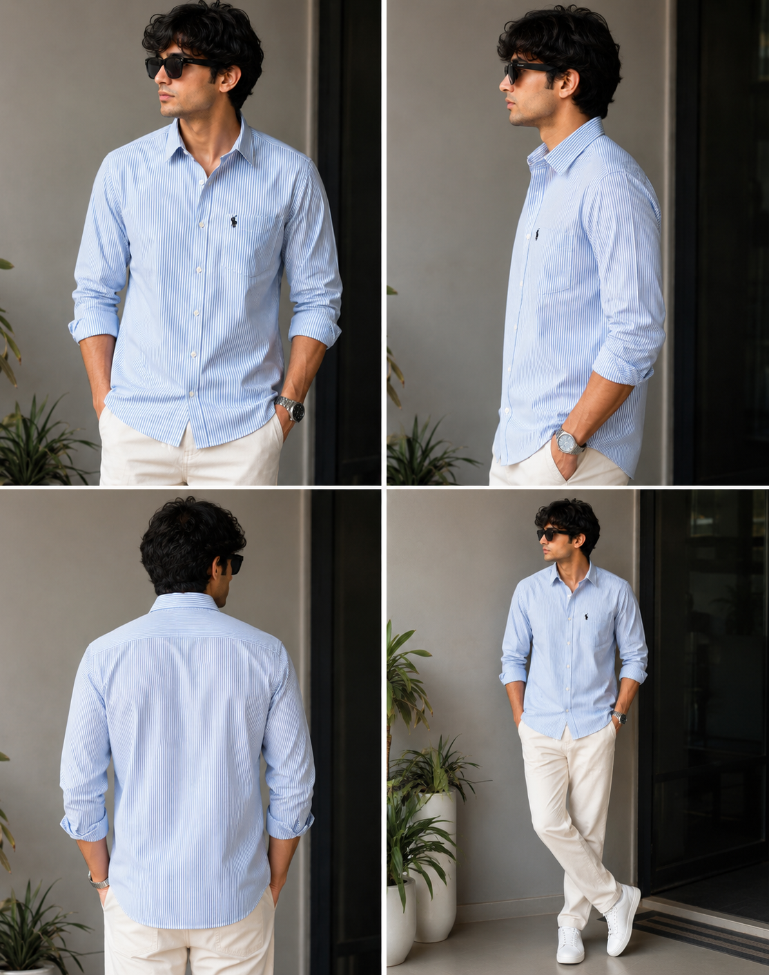 premium-light-Blue -striped-cotton-shirt